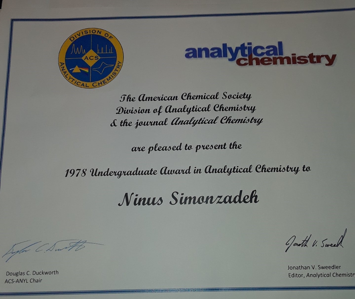 Acknowledging Dr. Simonzadeh…